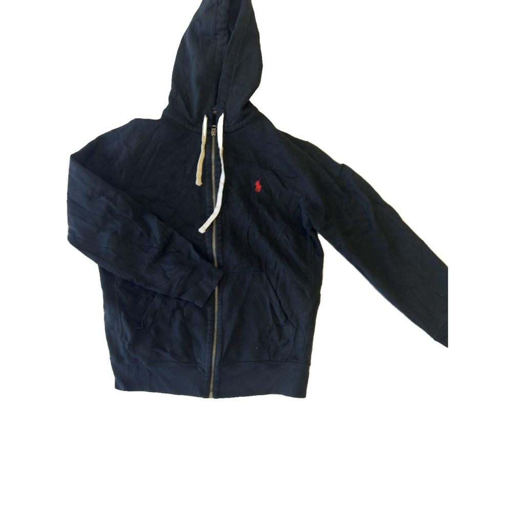 Polo Ralph Lauren Black Zip Up Hoodie Men's Size Medium